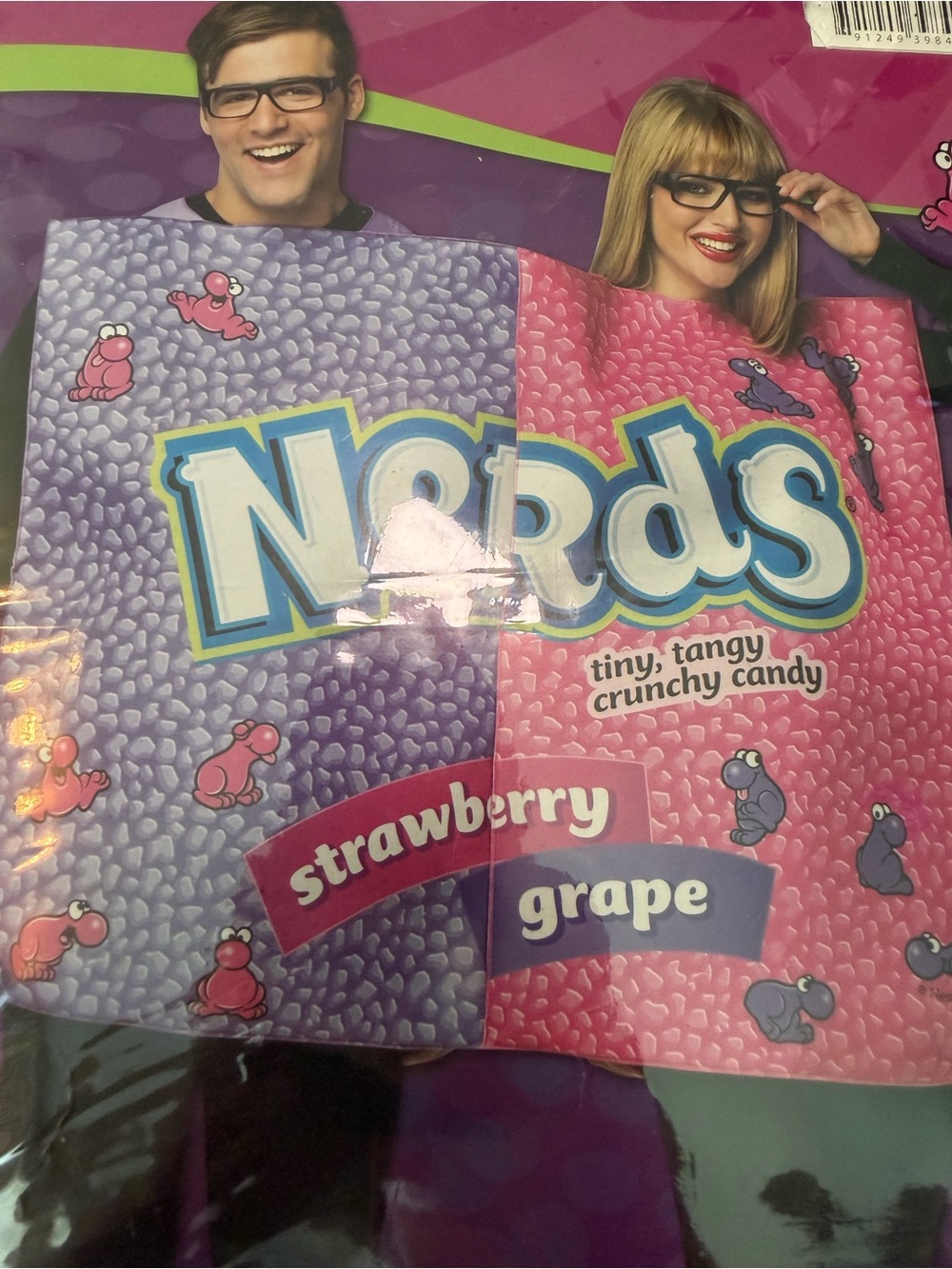 Nerds Candy Box Halloween Couples Dress Up Costume Set One Size Fits Most
